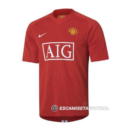Camiseta Manchester United 1ª Retro 2007-2008 - Haga un click en la imagen para cerrar